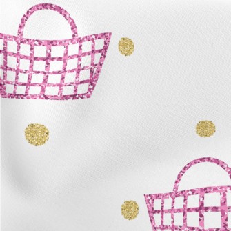 Shiny Shopping Bag Lightweight Cotton Poplin