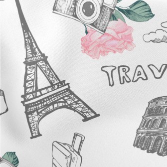 Paris Egypt Tours Lightweight Cotton Poplin