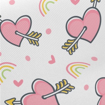 Heart Shot With One Arrow Midweight Cotton Poplin