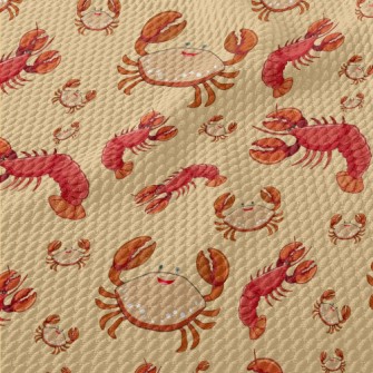 Lobster Crab Birdseye Piqué