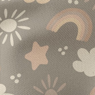 Sun Rainbow Stars Waterproof Canvas