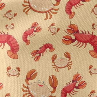 Lobster Crab Waterproof Canvas