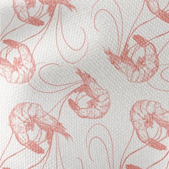 Fresh And Delicious Shrimp Waterproof Canvas