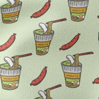 Sausage With Instant Noodles Waterproof Canvas