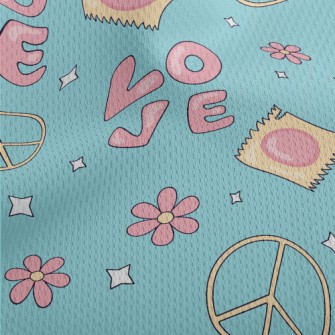 Love And Peace Packaging Athletic Mesh Flat Back