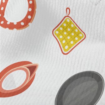 Cute Polka Dot Kitchenware Terry