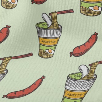 Sausage With Instant Noodles Terry