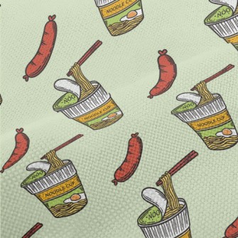 Sausage With Instant Noodles Performance Linen