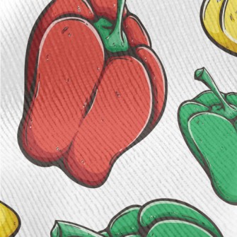 3D Colorful Bell Pepper Standard Corduroy