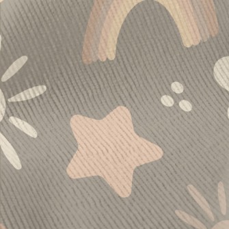 Sun Rainbow Stars Standard Corduroy
