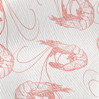 Fresh And Delicious Shrimp Standard Corduroy