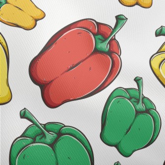 3D Colorful Bell Pepper Dobby