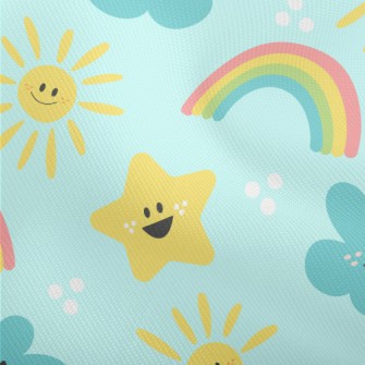 Cheerful Sun Stars Clouds Dobby