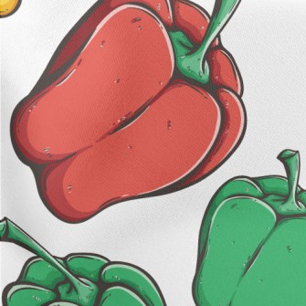 3D Colorful Bell Pepper Stretch Ponte
