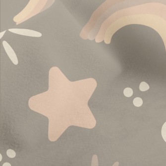 Sun Rainbow Stars Micro Fleece