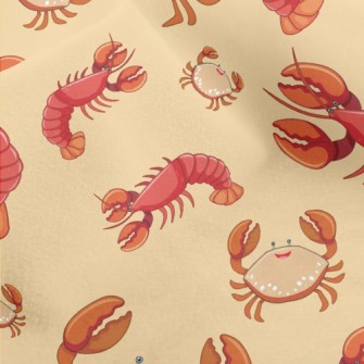 Lobster Crab Micro Fleece