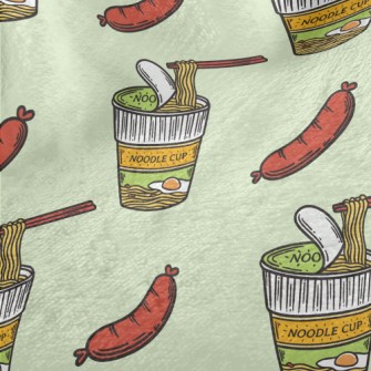 Sausage With Instant Noodles Minky