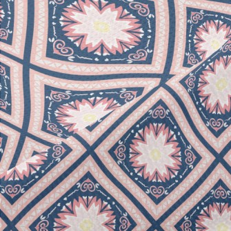 Beautiful Tile Flowers Piqué