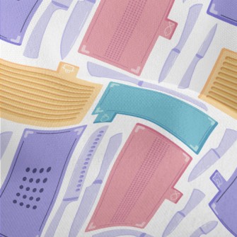 Colorful Target Plate Knife Lightweight Performance Linen