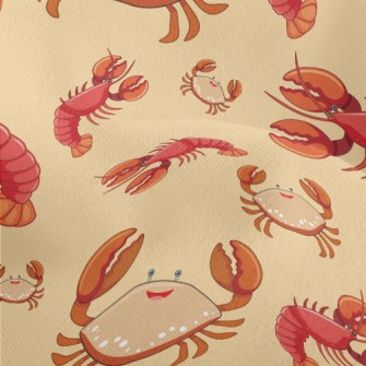 Lobster Crab Lightweight Performance Linen