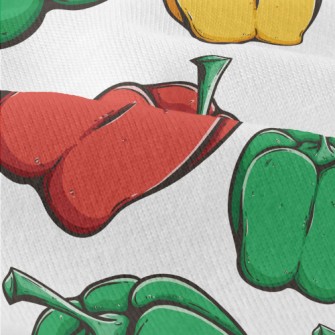 3D Colorful Bell Pepper Modern Jersey