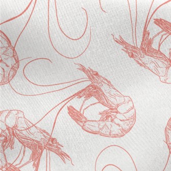 Fresh And Delicious Shrimp Jersey Backed Fleece