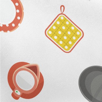 Cute Polka Dot Kitchenware Pongee