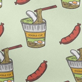 Sausage With Instant Noodles Pongee