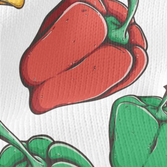 3D Colorful Bell Pepper Stretch Jersey
