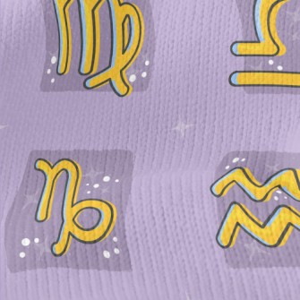 Mystical Zodiac Symbols Stretch Jersey