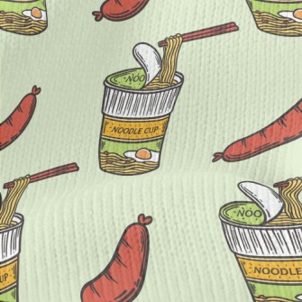 Sausage With Instant Noodles Stretch Jersey