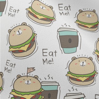 Bear Shaped Burger Chiffon