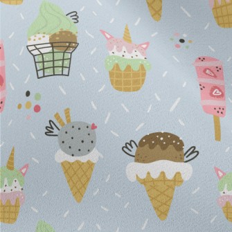 Cartoon Ice Cream Chiffon