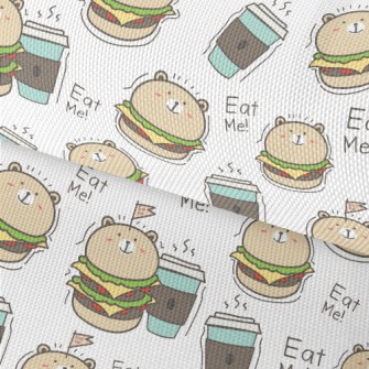 Bear Shaped Burger Waterproof Oxford