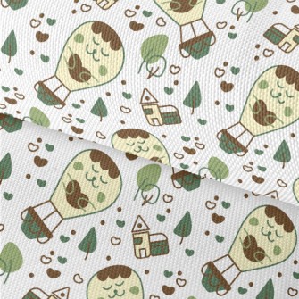 Cute Hot Air Balloon Waterproof Oxford