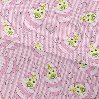 Hand Drawn Baby Doodles Waterproof Oxford