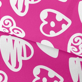 Graffiti Pattern Love Heart Waterproof Oxford