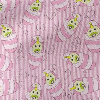 Hand Drawn Baby Doodles Waterproof Canvas