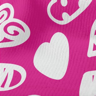 Graffiti Pattern Love Heart Terry