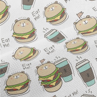 Bear Shaped Burger Performance Linen