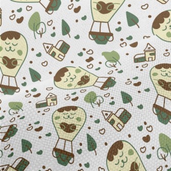 Cute Hot Air Balloon Performance Linen