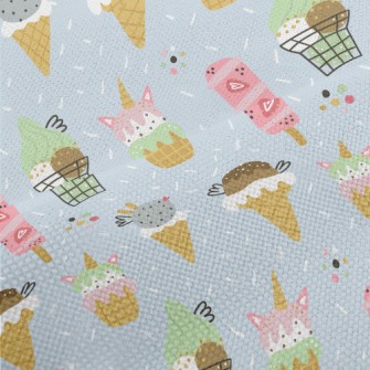 Cartoon Ice Cream Performance Linen