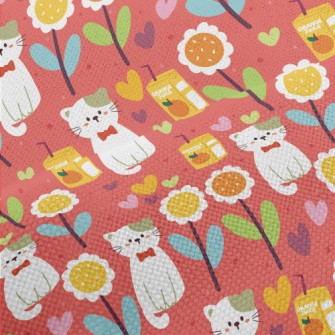 Cat And Orange Juice Performance Linen