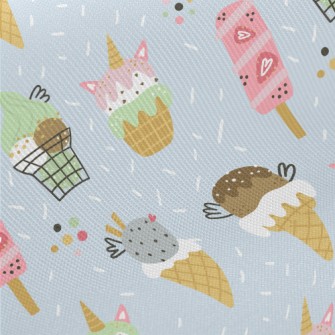 Cartoon Ice Cream Twill