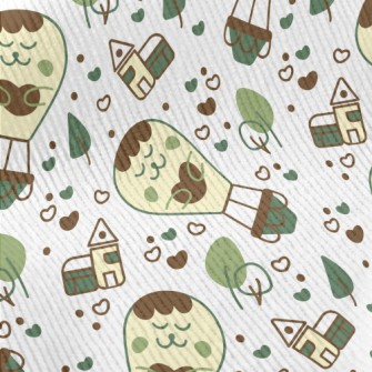 Cute Hot Air Balloon Standard Corduroy