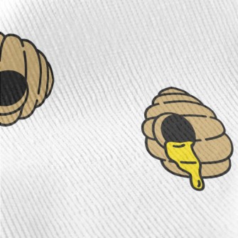 Cartoon Beehive Pattern Standard Corduroy