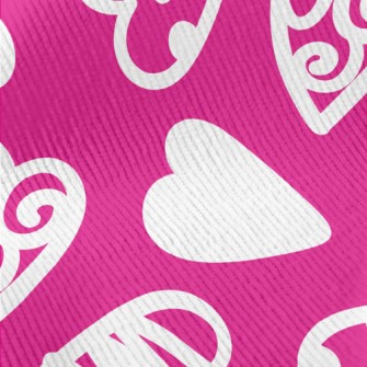 Graffiti Pattern Love Heart Standard Corduroy