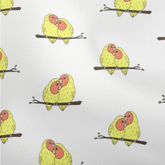 Hand Drawn Loving Birds Dobby