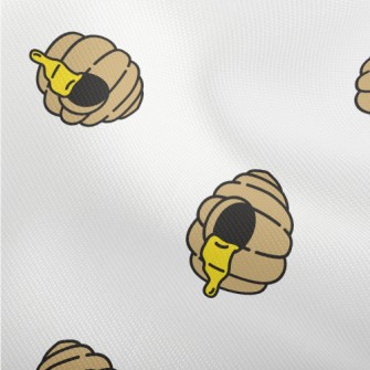 Cartoon Beehive Pattern Dobby