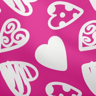 Graffiti Pattern Love Heart Dobby